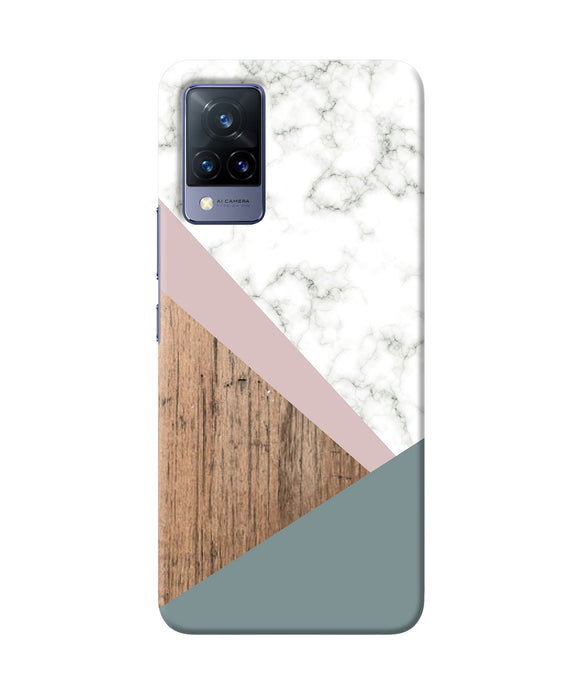 Marble wood Abstract Vivo V21 Back Cover