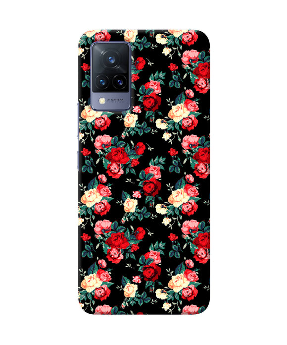 Rose Pattern Vivo V21 Back Cover