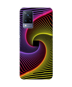 Colorful Strings Vivo V21 Back Cover