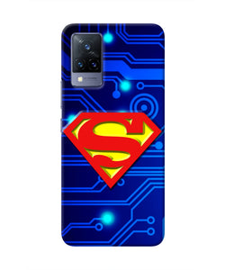 Superman Abstract Vivo V21 Real 4D Back Cover