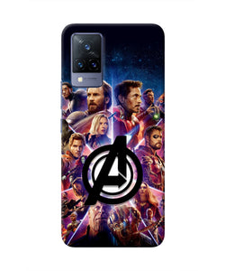 Avengers Superheroes Vivo V21 Real 4D Back Cover