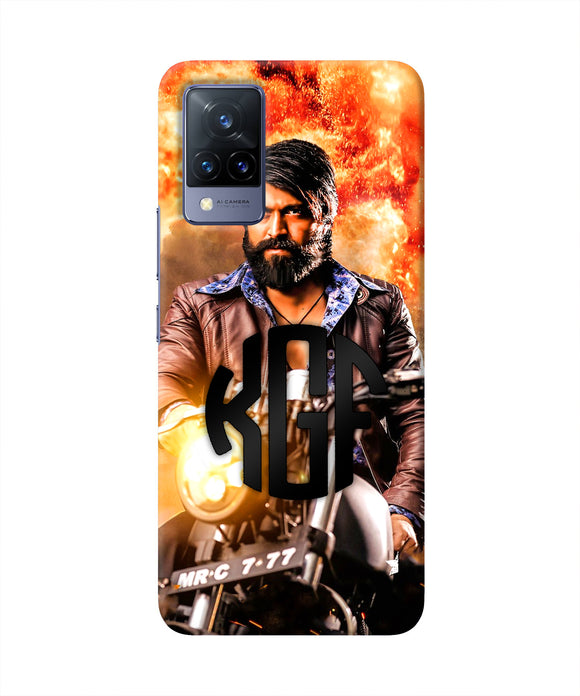 Rocky Bhai on Bike Vivo V21 Real 4D Back Cover