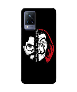 Money Heist Think Like Professor Vivo V21 Back Cover