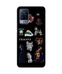 Positive Characters Vivo V21 Back Cover