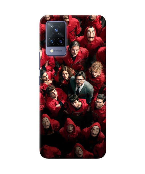 Money Heist Professor with Hostages Vivo V21 Back Cover