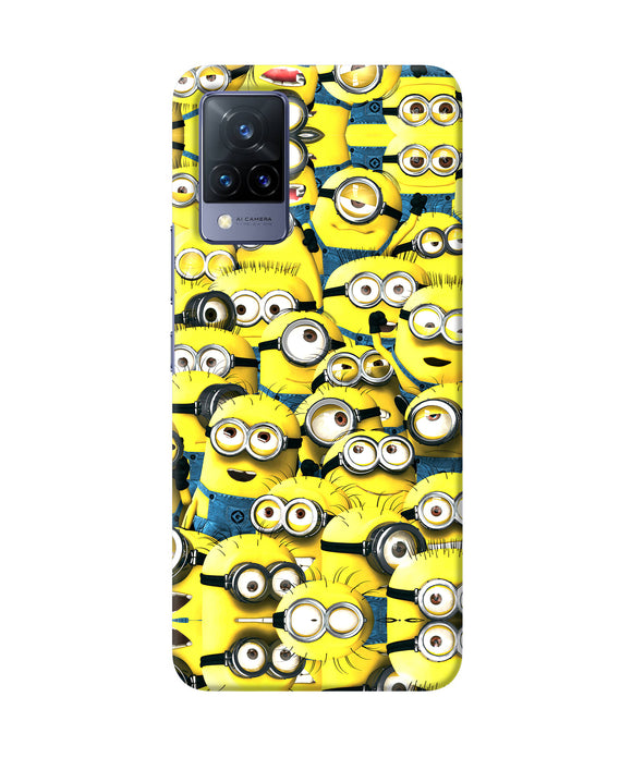 Minions mini crowd Vivo V21 Back Cover