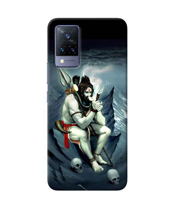 Lord shiva chillum Vivo V21 Back Cover