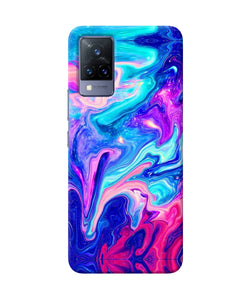 Abstract colorful water Vivo V21 Back Cover