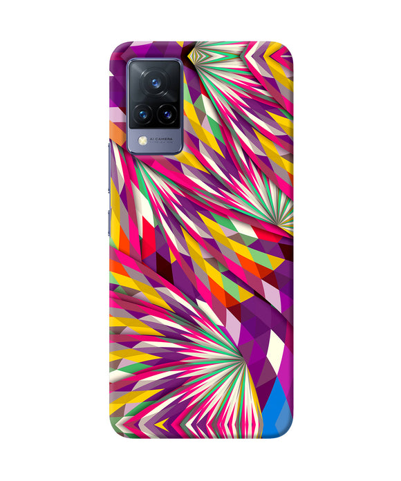 Abstract colorful print Vivo V21 Back Cover