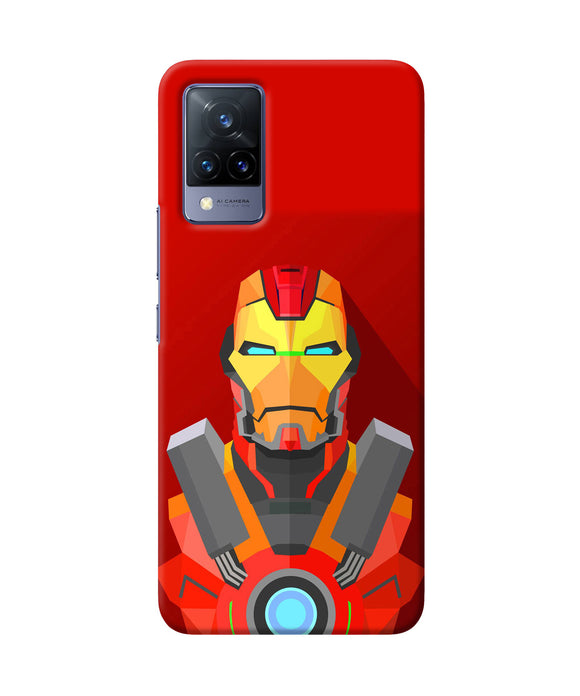 Ironman print Vivo V21 Back Cover