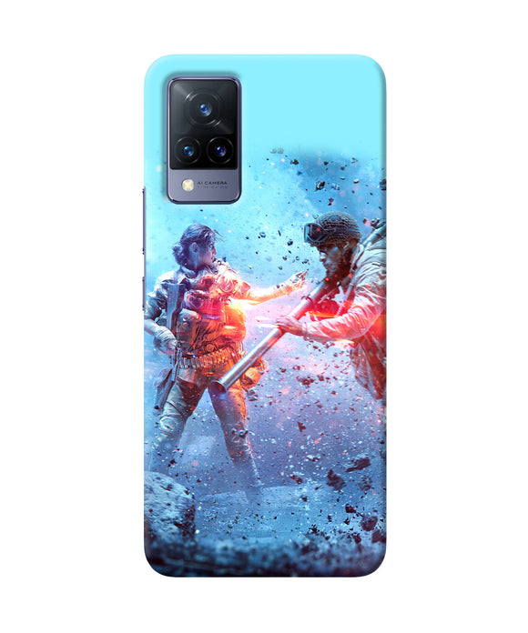 Pubg water fight Vivo V21 Back Cover