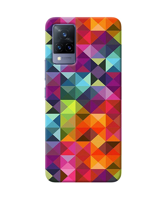 Abstract triangle pattern Vivo V21 Back Cover