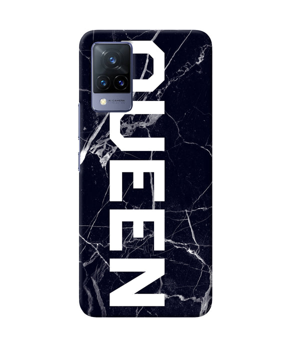 Queen marble text Vivo V21 Back Cover