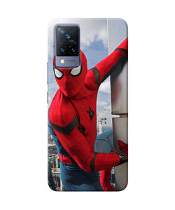 Spiderman on the wall Vivo V21 Back Cover