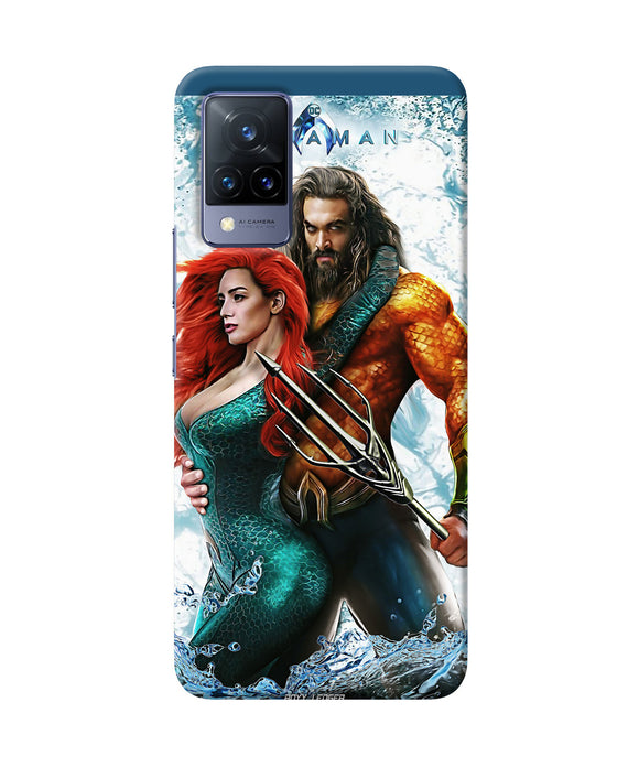 Aquaman couple water Vivo V21 Back Cover