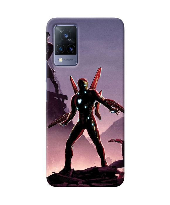 Ironman on planet Vivo V21 Back Cover