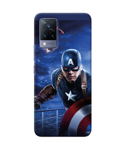 Captain with ironman Vivo V21 Back Cover