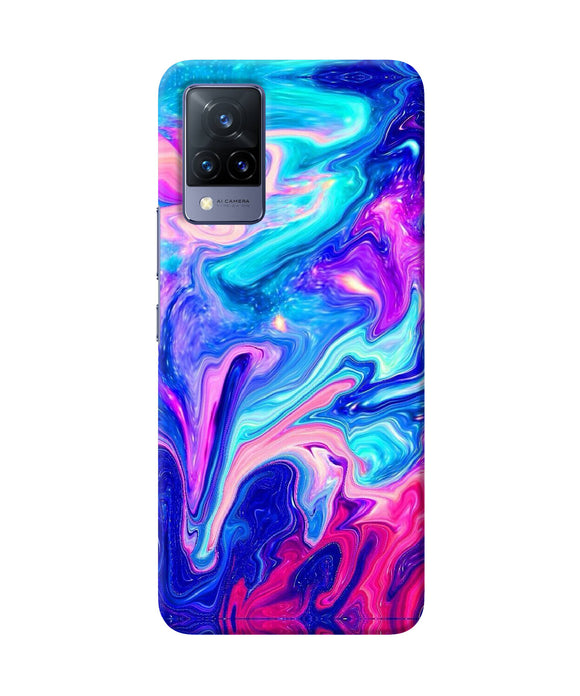 Abstract colorful water Vivo V21 Back Cover