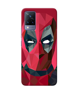 Abstract deadpool full mask Vivo V21 Back Cover