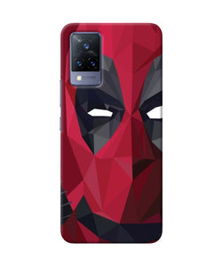 Abstract deadpool half mask Vivo V21 Back Cover