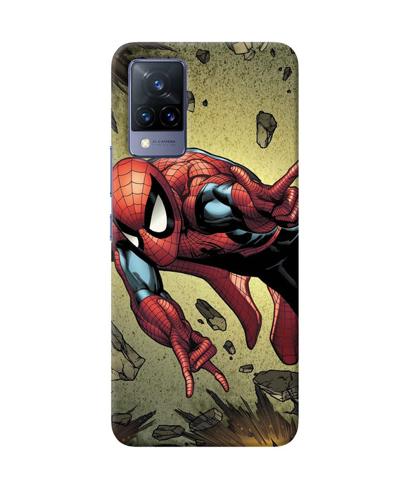 Spiderman on sky Vivo V21 Back Cover