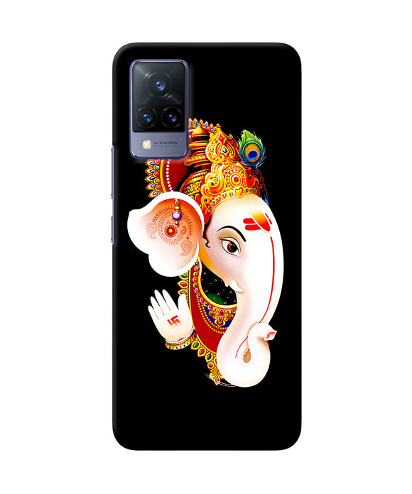 Lord ganesh face Vivo V21 Back Cover