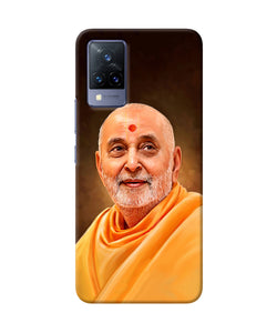 Pramukh swami painting Vivo V21 Back Cover