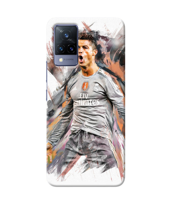 Ronaldo poster Vivo V21 Back Cover