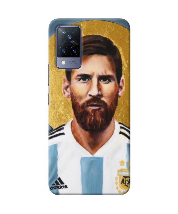 Messi face Vivo V21 Back Cover