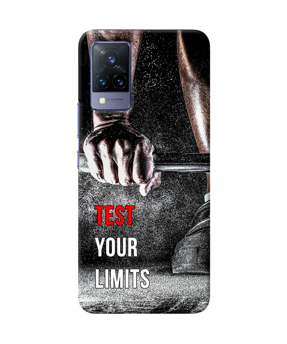 Test your limit quote Vivo V21 Back Cover