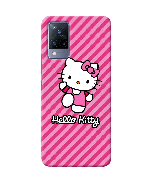 Hello kitty pink Vivo V21 Back Cover