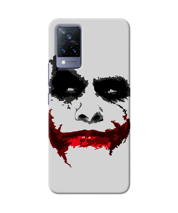 Joker dark knight red smile Vivo V21 Back Cover