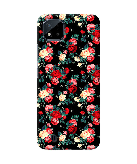 Rose Pattern Realme C20 Back Cover