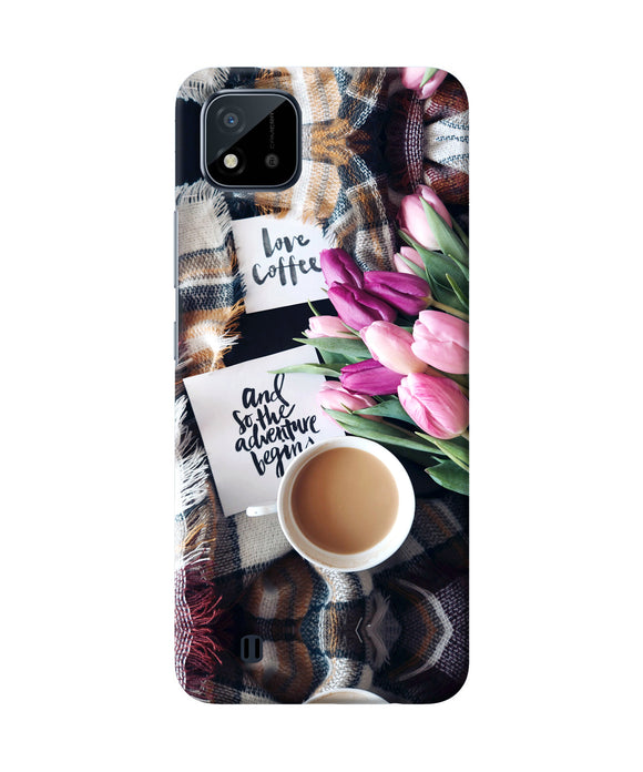Love Coffee Quotes Realme C20 Back Cover