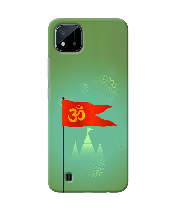 Om Flag Ram Mandir Realme C20 Back Cover