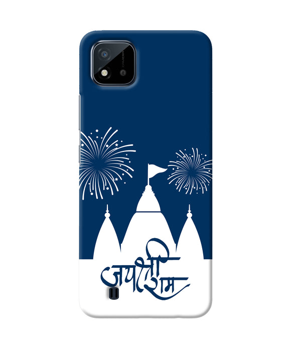 Jay Shree Ram Temple Fireworkd Realme C20 Back Cover