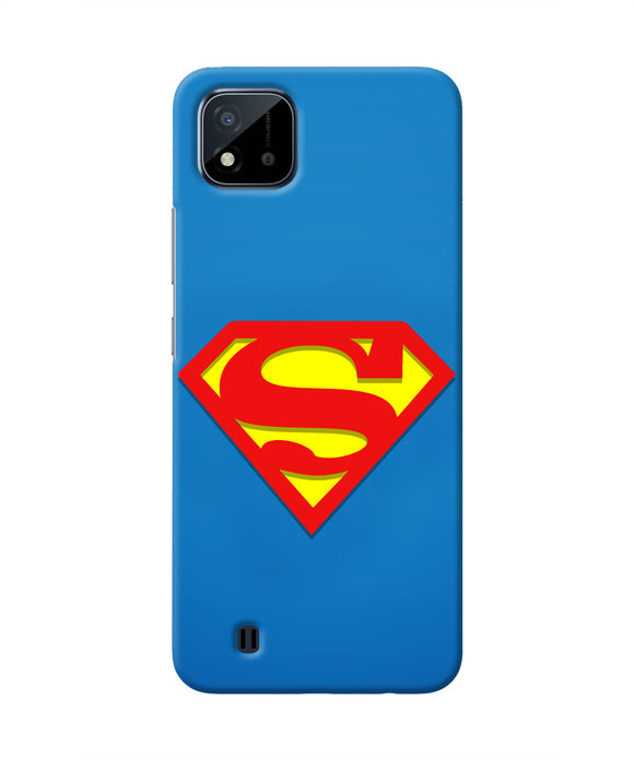 Superman Blue Realme C20 Real 4D Back Cover