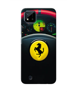 Ferrari Steeriing Wheel Realme C20 Real 4D Back Cover