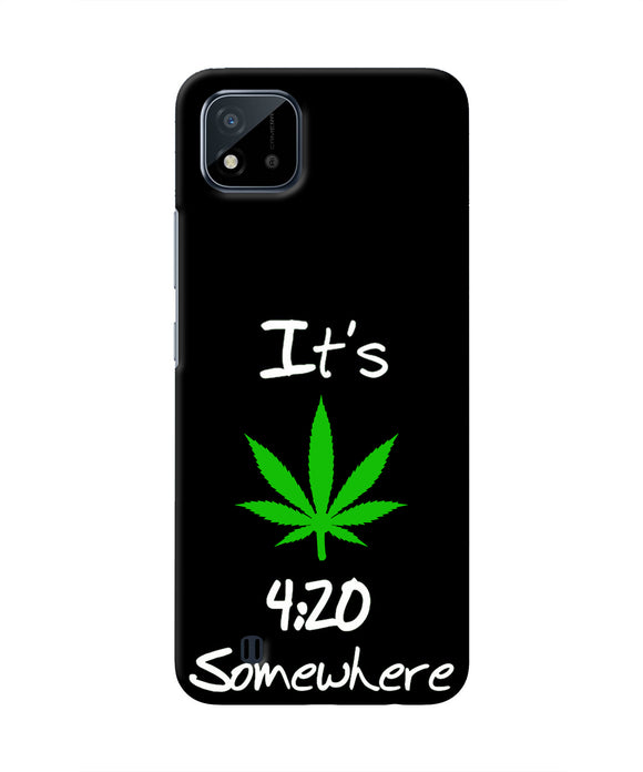 Weed Quote Realme C20 Real 4D Back Cover