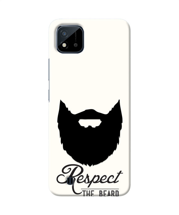 Respect the Beard Realme C20 Real 4D Back Cover