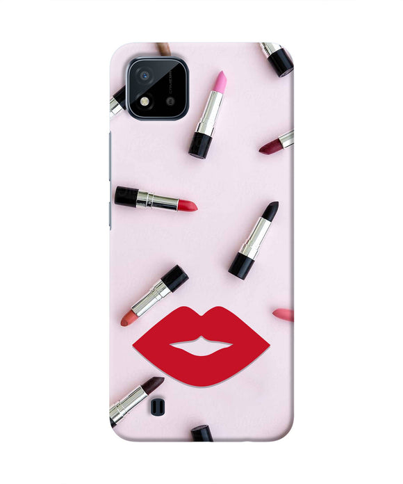 Lips Lipstick Shades Realme C20 Real 4D Back Cover