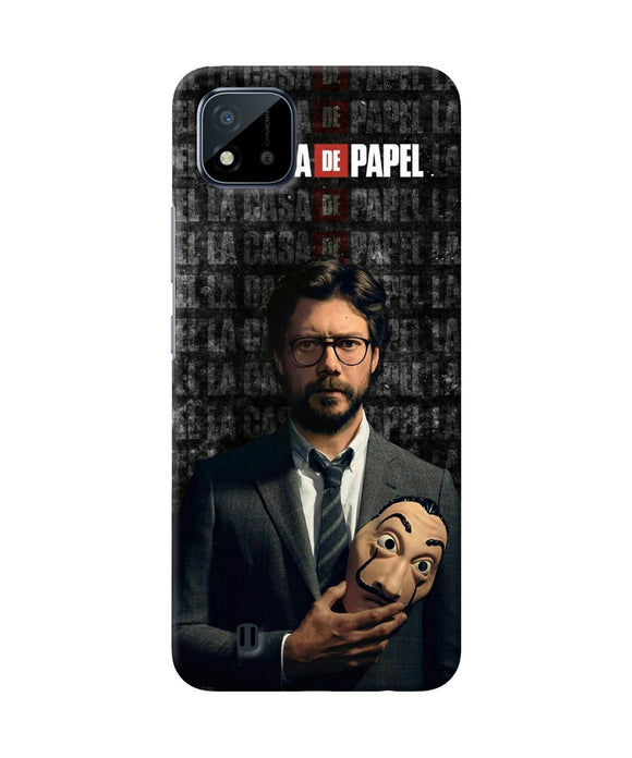 Money Heist Professor with Mask Realme C20 Back Cover
