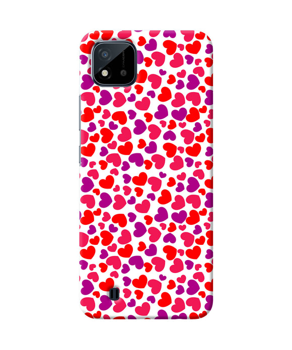Heart print Realme C20 Back Cover