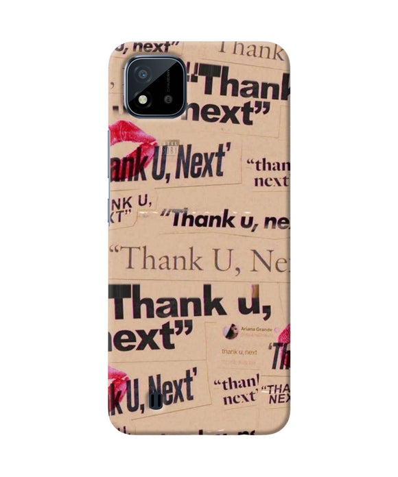 Thank you next Realme C20 Back Cover