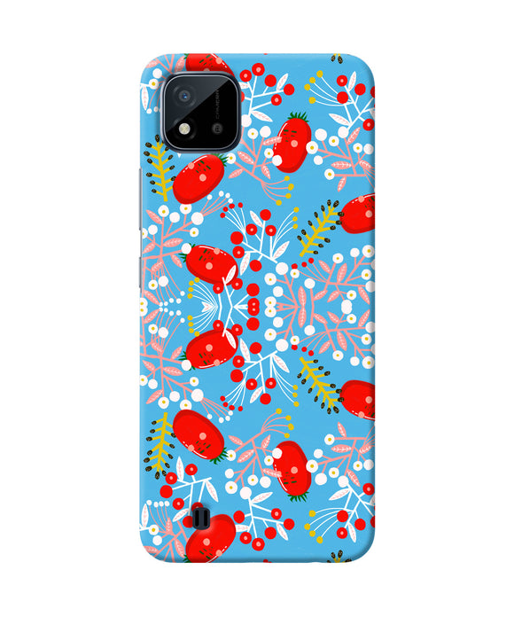 Small red animation pattern Realme C20 Back Cover