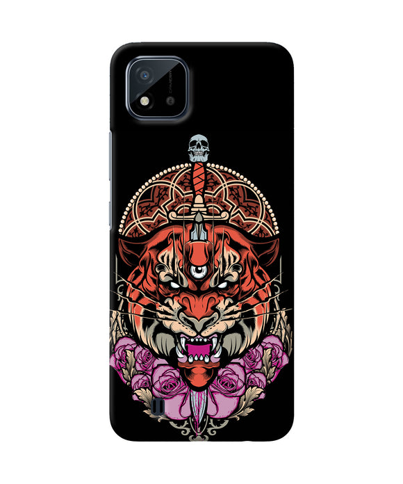 Abstract tiger Realme C20 Back Cover