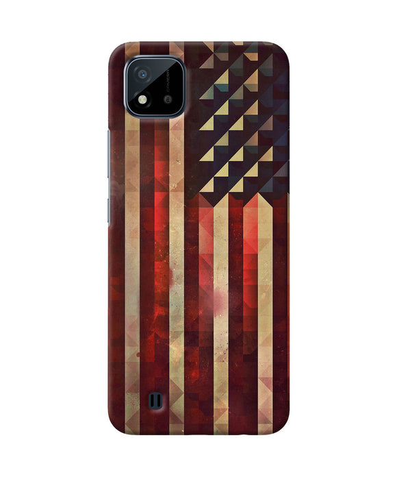 Vintage US flag Realme C20 Back Cover