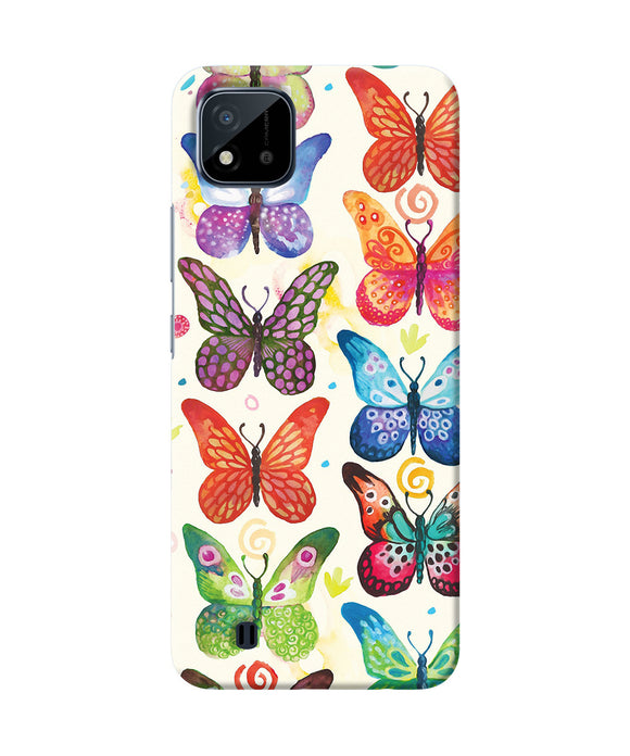 Abstract butterfly print Realme C20 Back Cover