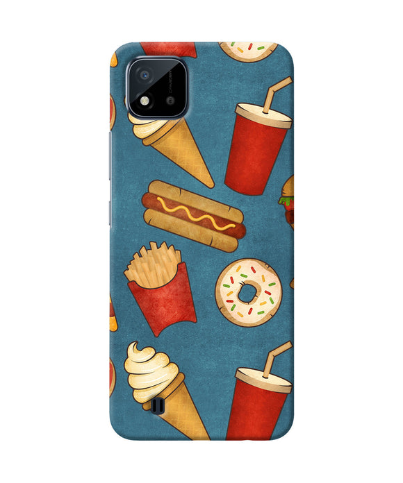 Abstract food print Realme C20 Back Cover