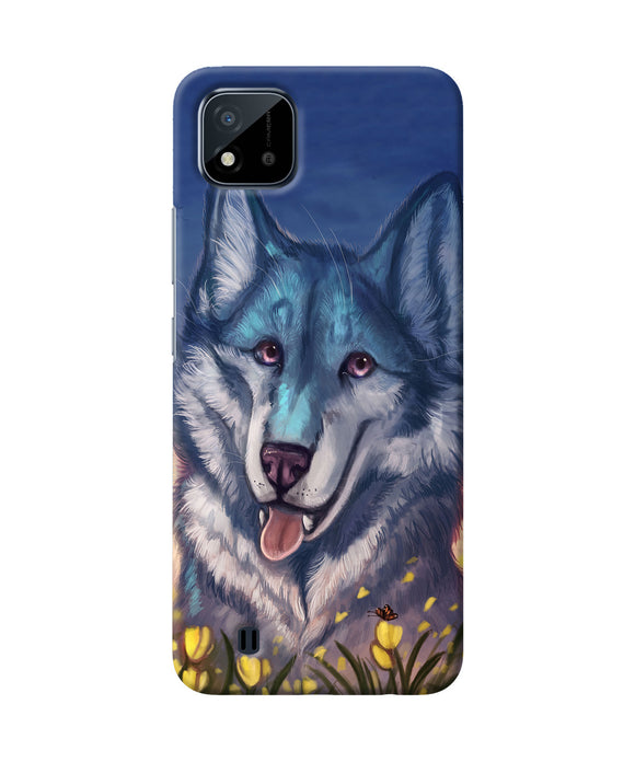 Cute wolf Realme C20 Back Cover